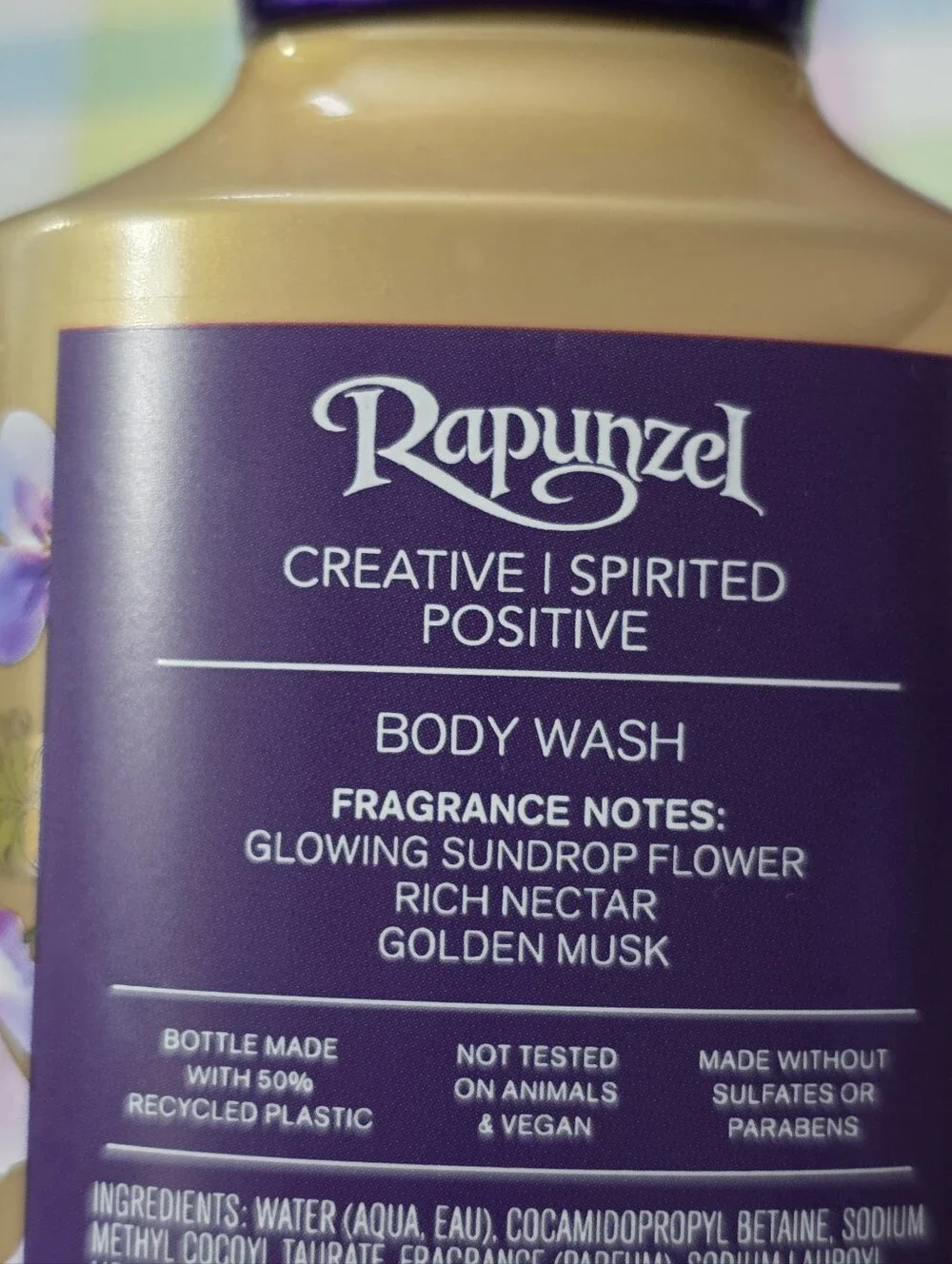 Bath & Body Works Disney Princess Rapunzel Body Wash 10oz NEW RARE